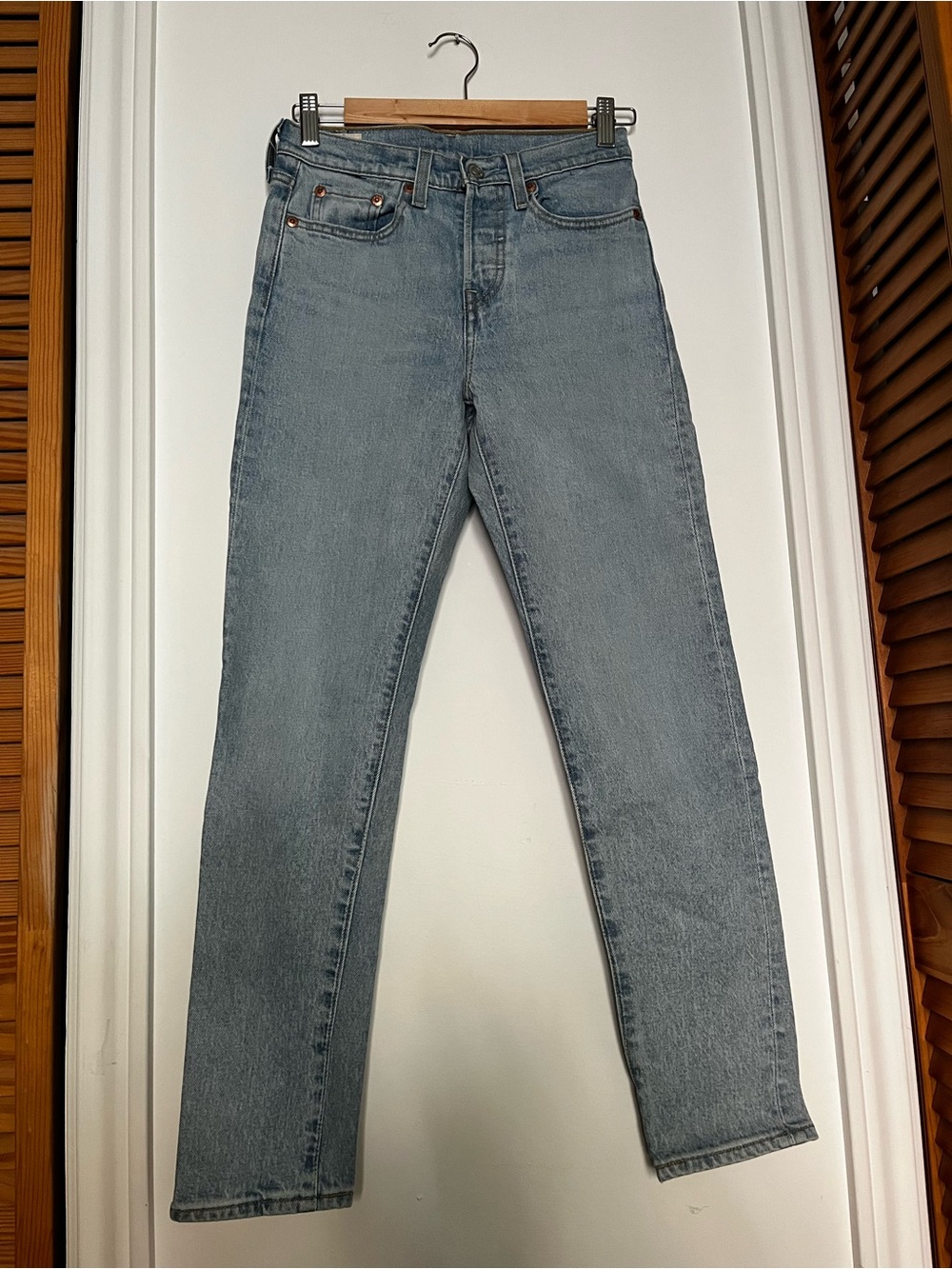 Levi's High Rise Wedgie Jeans in Light Blue Wash